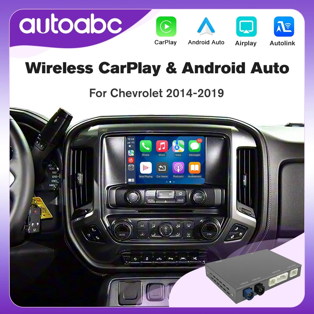 Wireless CarPlay and Android Auto Interface for 2014-2020