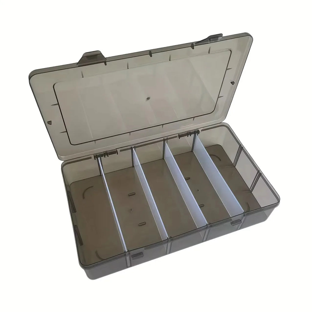 5-Compartment Transparent Hardware Storage Box