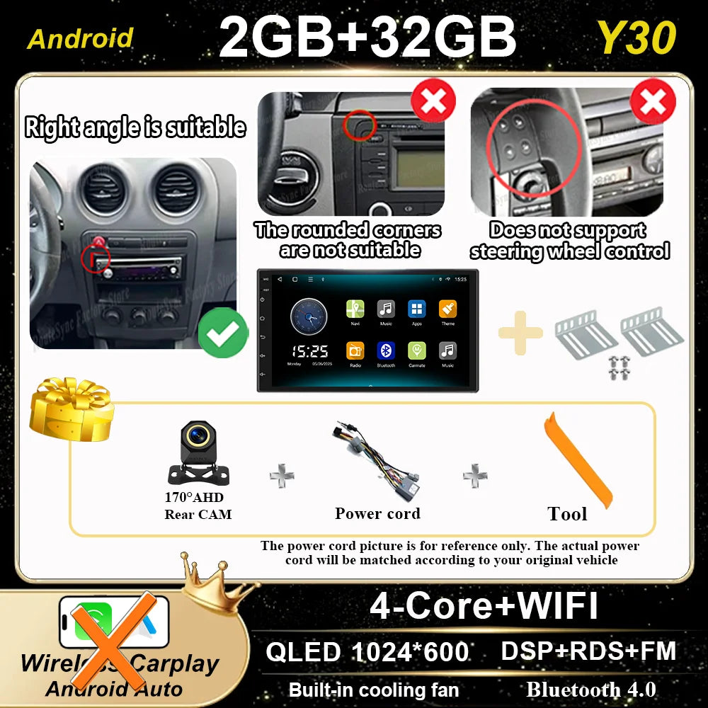 7-inch Android Car Stereo for Seat Ibiza 2000-2007 GPS CarPlay - image 10