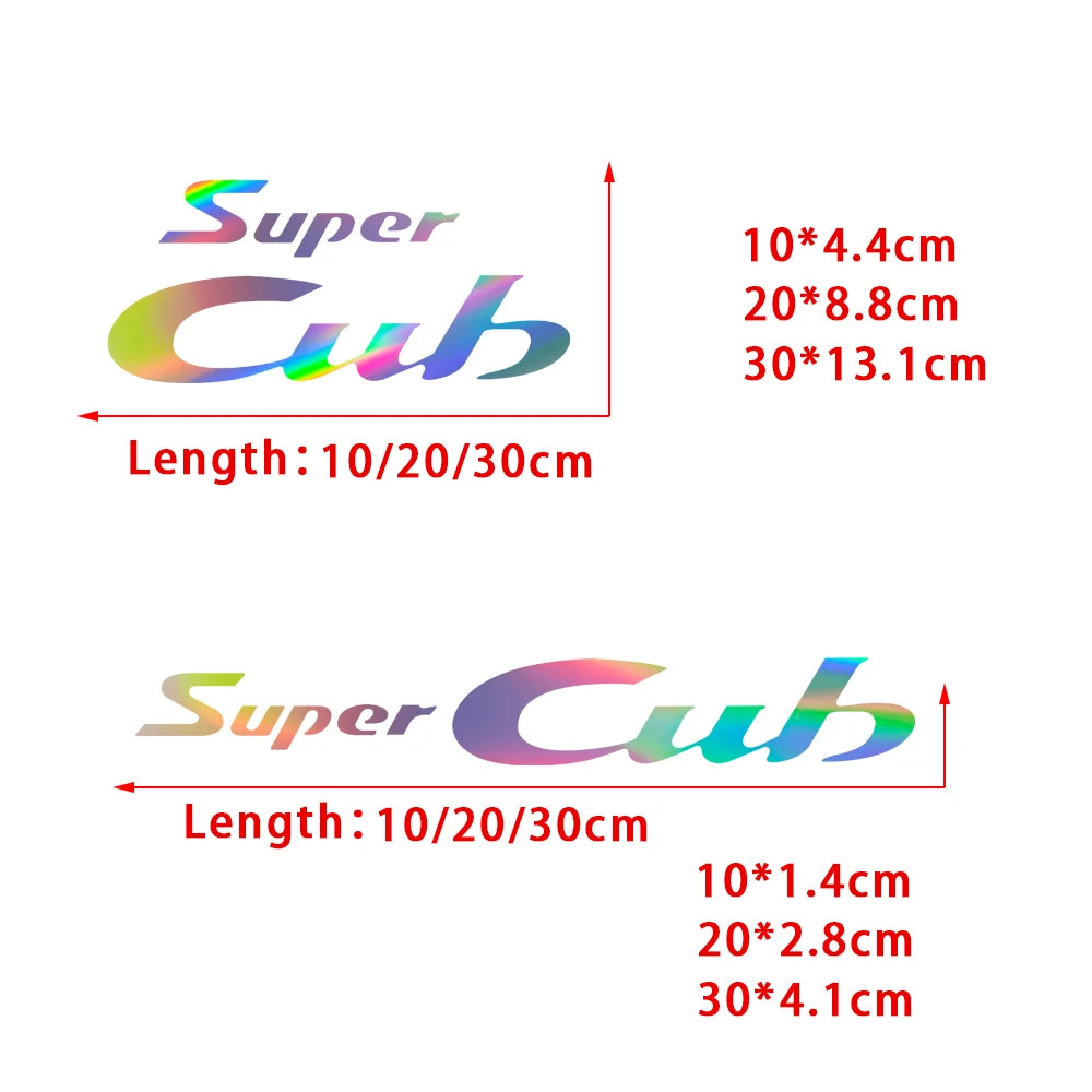 Motorcycle Vinyl Decals for Honda Super Cub 110, C125 and CT125 - view 4
