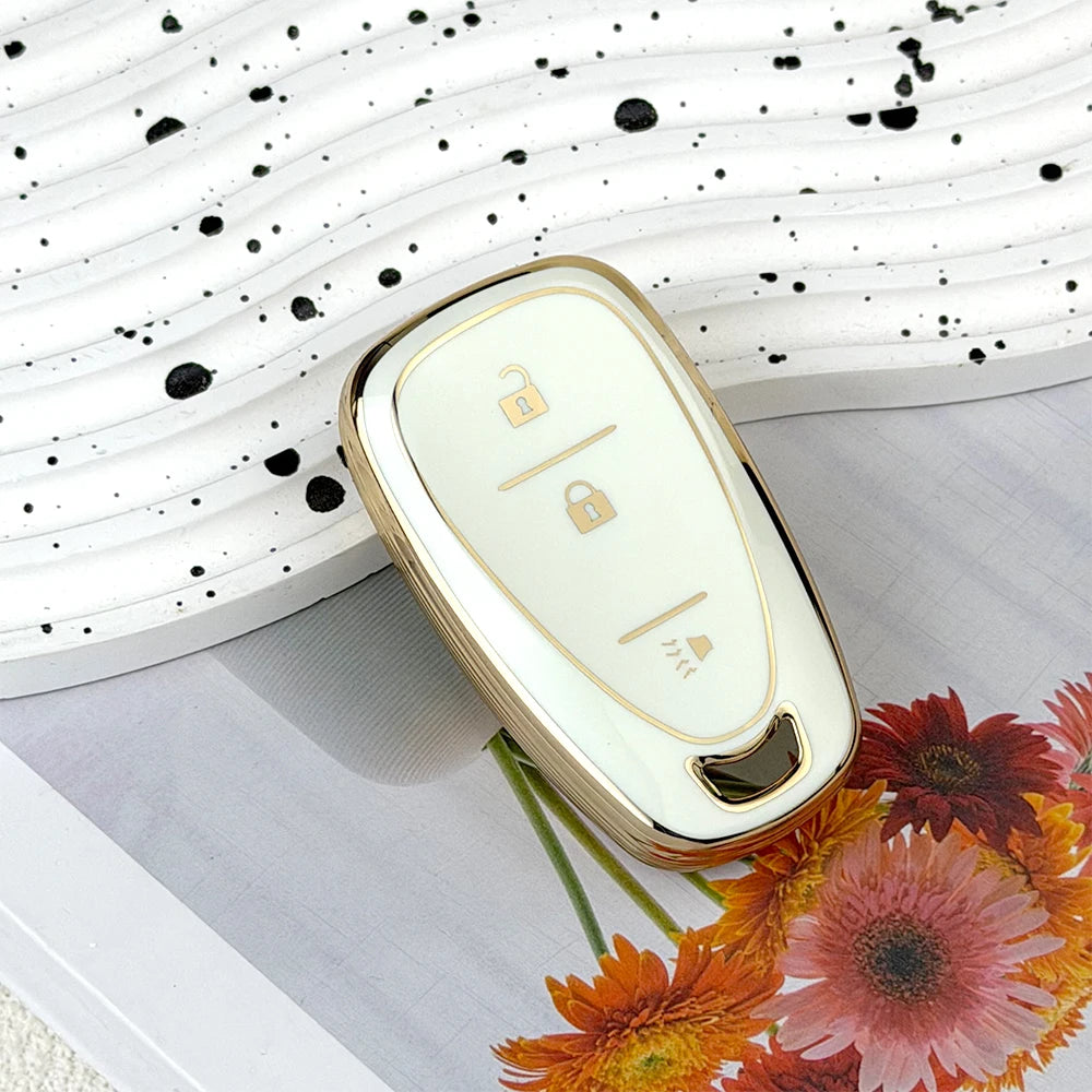 TPU Key Fob Cover for Chevy Malibu, Camaro, Equinox & More 2017-2019
