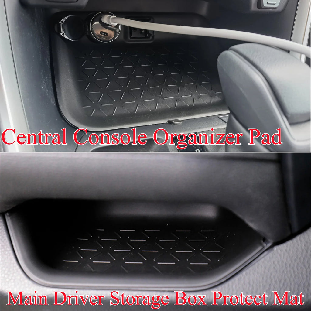 Silicone Center Console Storage Pads for Toyota RAV4 2020-2025