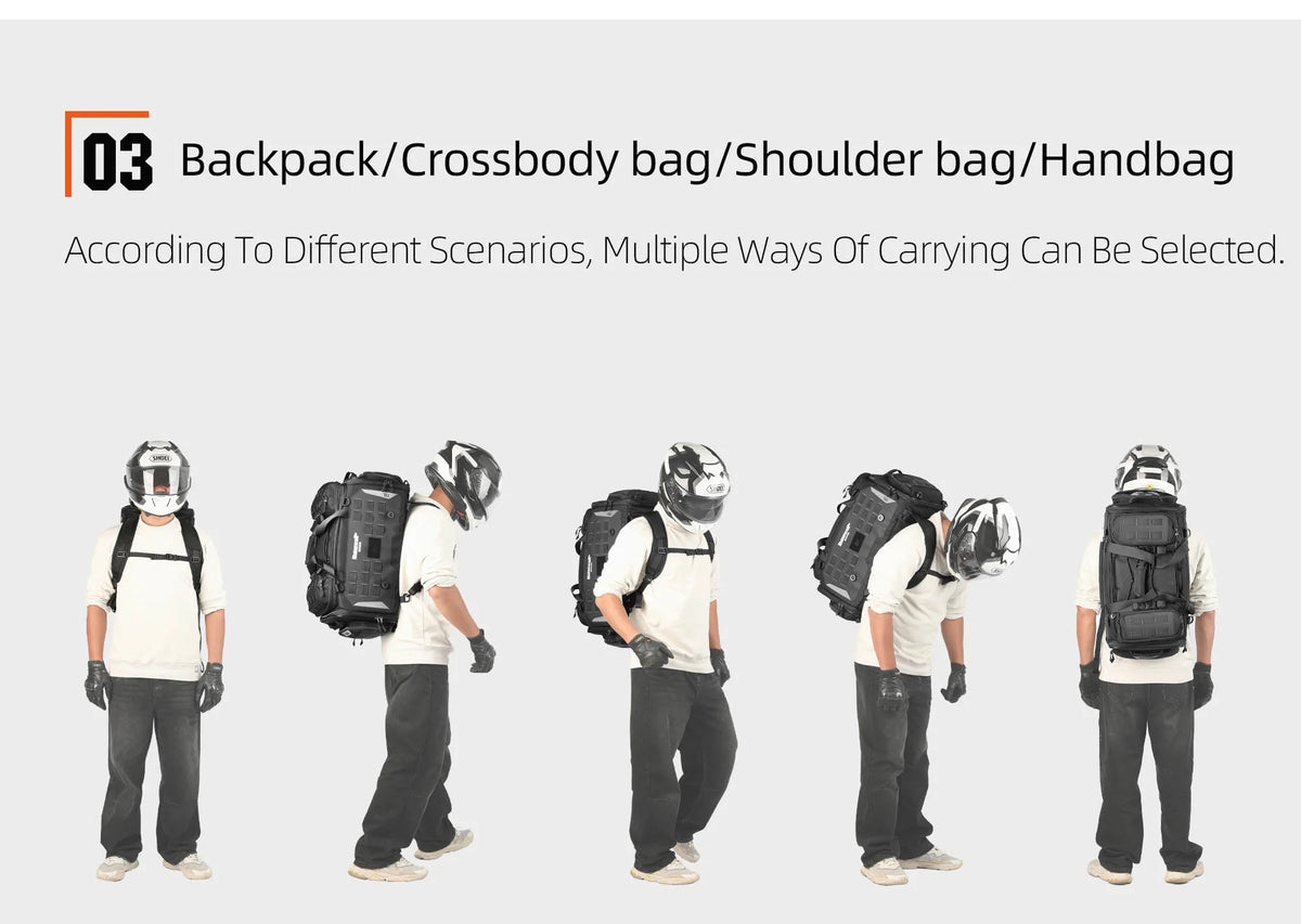 Rhinowalk 70L Magnetic Motorcycle Saddle Bag - image 13