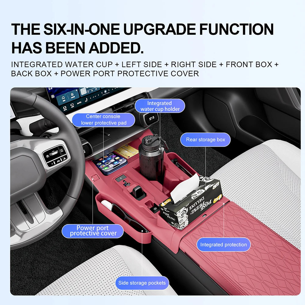 Center Console Silicone Mat for Toyota RAV4 2026-2028 LHD