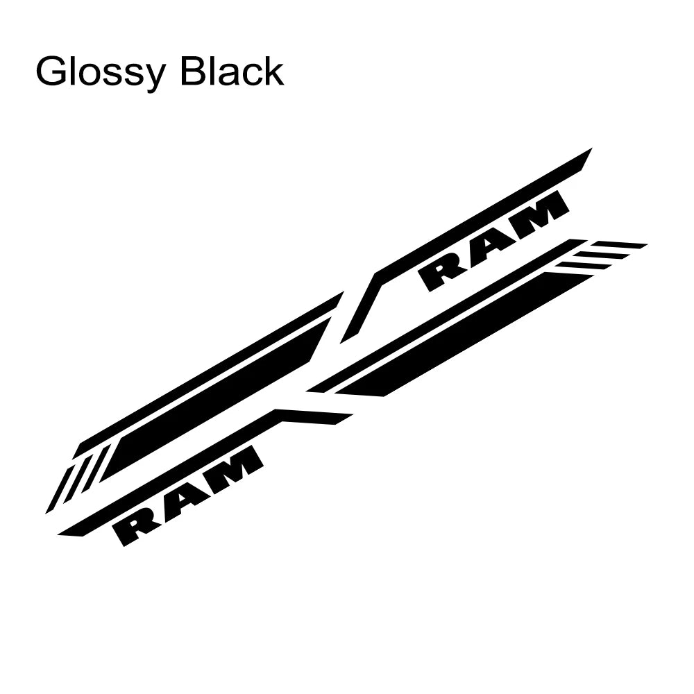 Custom Vinyl Bed Side Stripe Decals for Dodge RAM Trucks - image 23