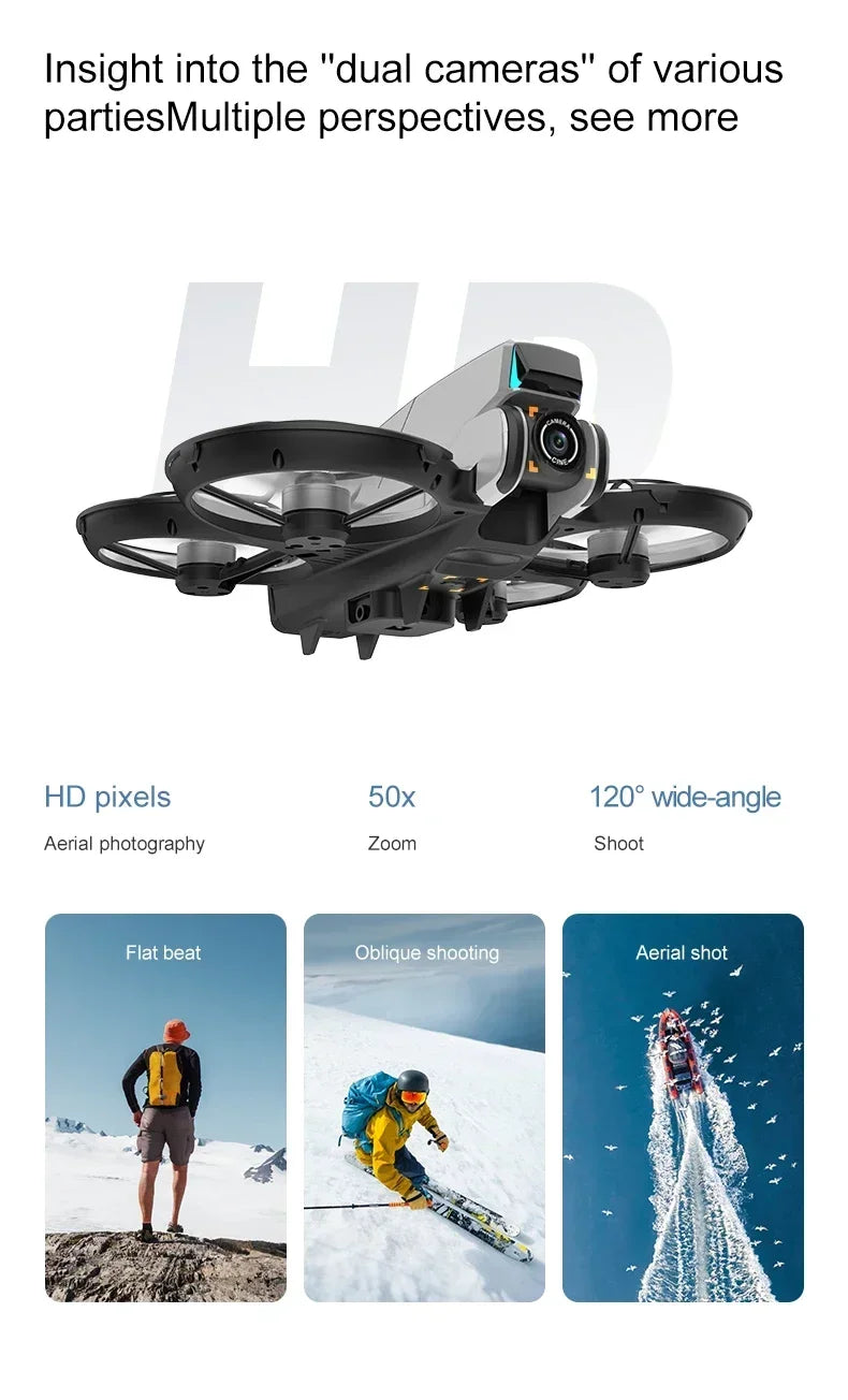 Lenovo GT9 Foldable Drone 4.3" Screen Dual Camera Brushless WiFi - image 12