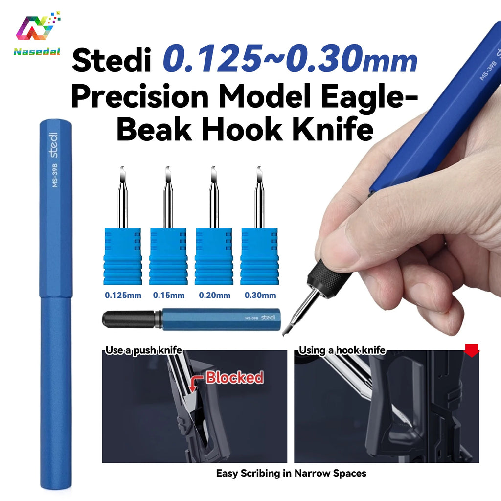 Precision Eagle-Beak Hook Knife for Model Trimming & Scribing
