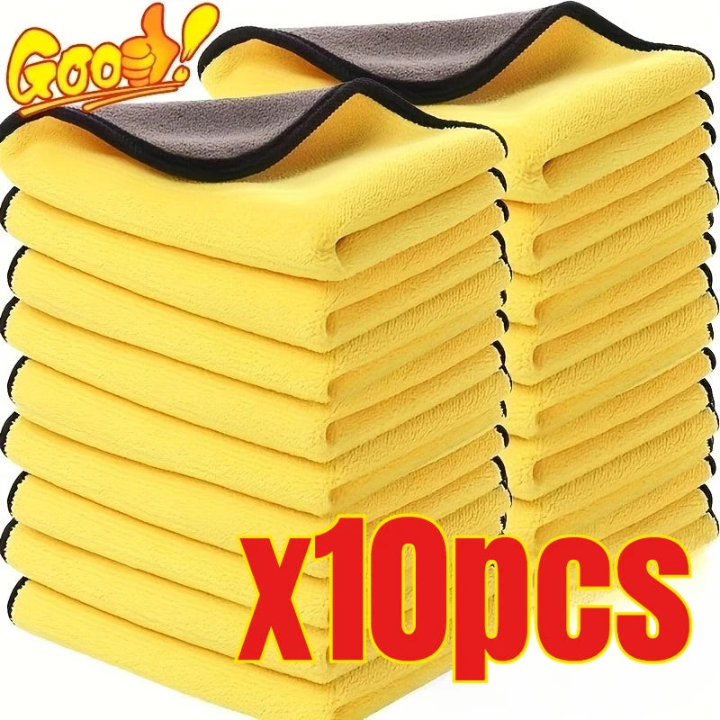 Microfiber Car Wash Towels, 3/5/10 Pack – 30x30cm