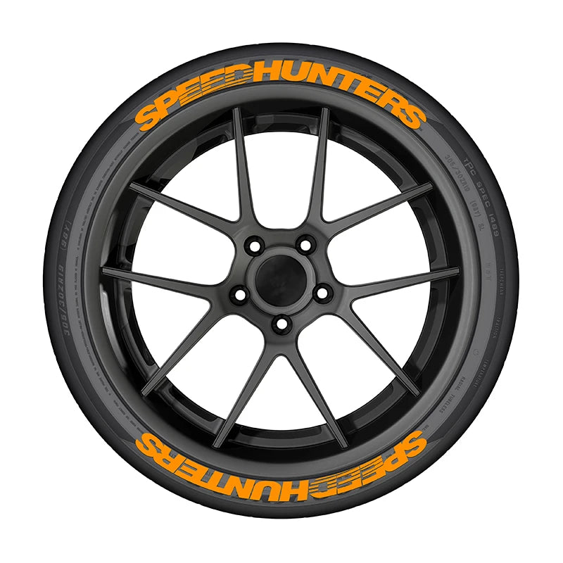 SPEED 3D Tire Letter Stickers for One Tire, Waterproof