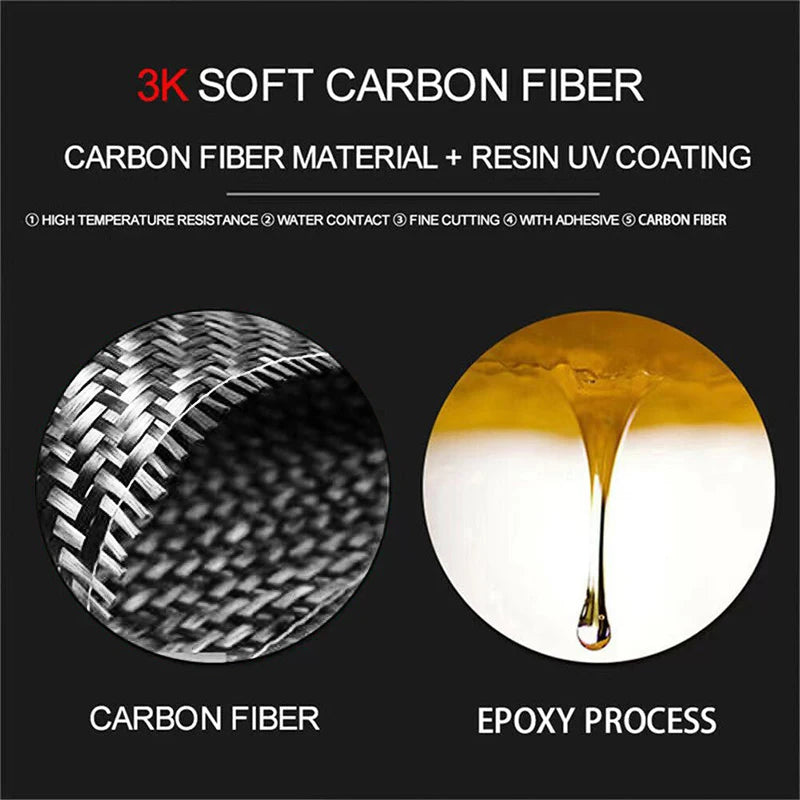For 350Z 2003-2009 Carbon Fiber 2PCS Car Door B-Pillar Protection Strips Decoration Sticker Auto Exterior Accessories