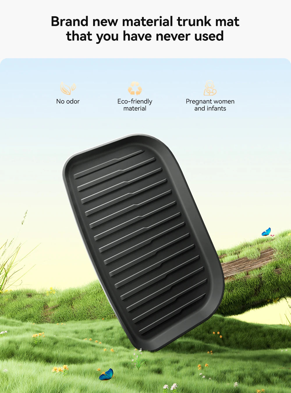 All-Weather TPE Trunk Mat for Model Y and Model 3