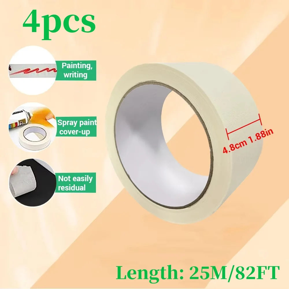 Universal Masking Tape for Classrooms Labels Crafts Offices Easy to Tear and Remove