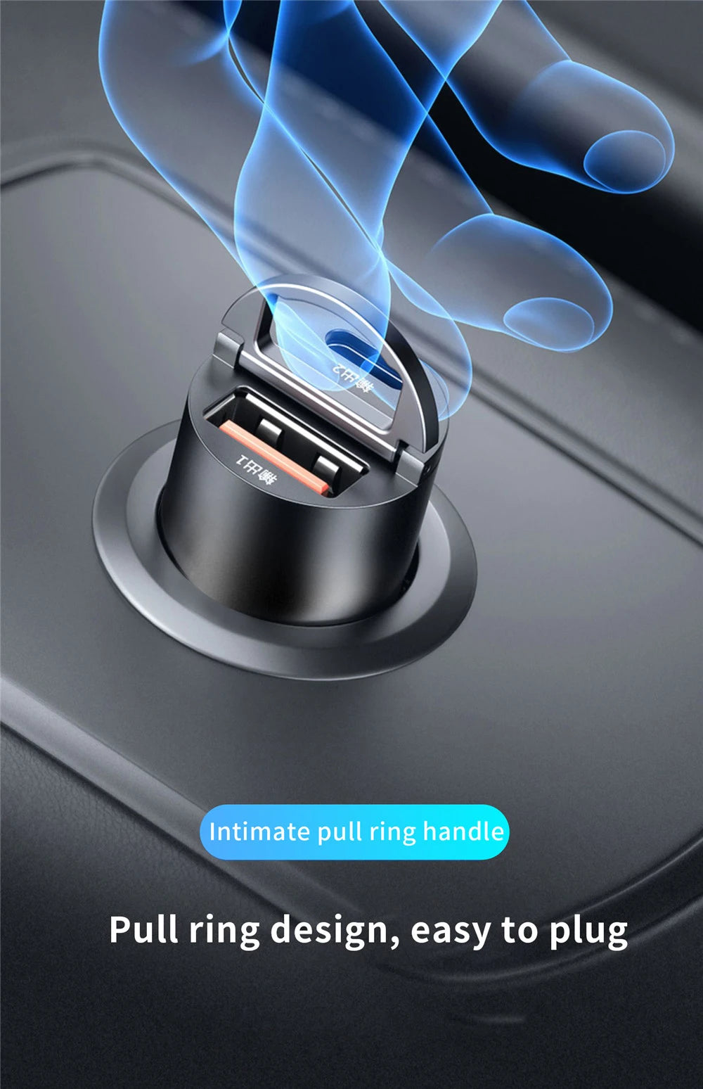 Dual USB Car Charger 30W Type-C & USB Fast Charging Adapter - image 10