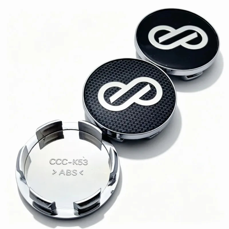 JDM ENKEI Racing Wheel Center Caps, 53mm 4-Pack - image 10