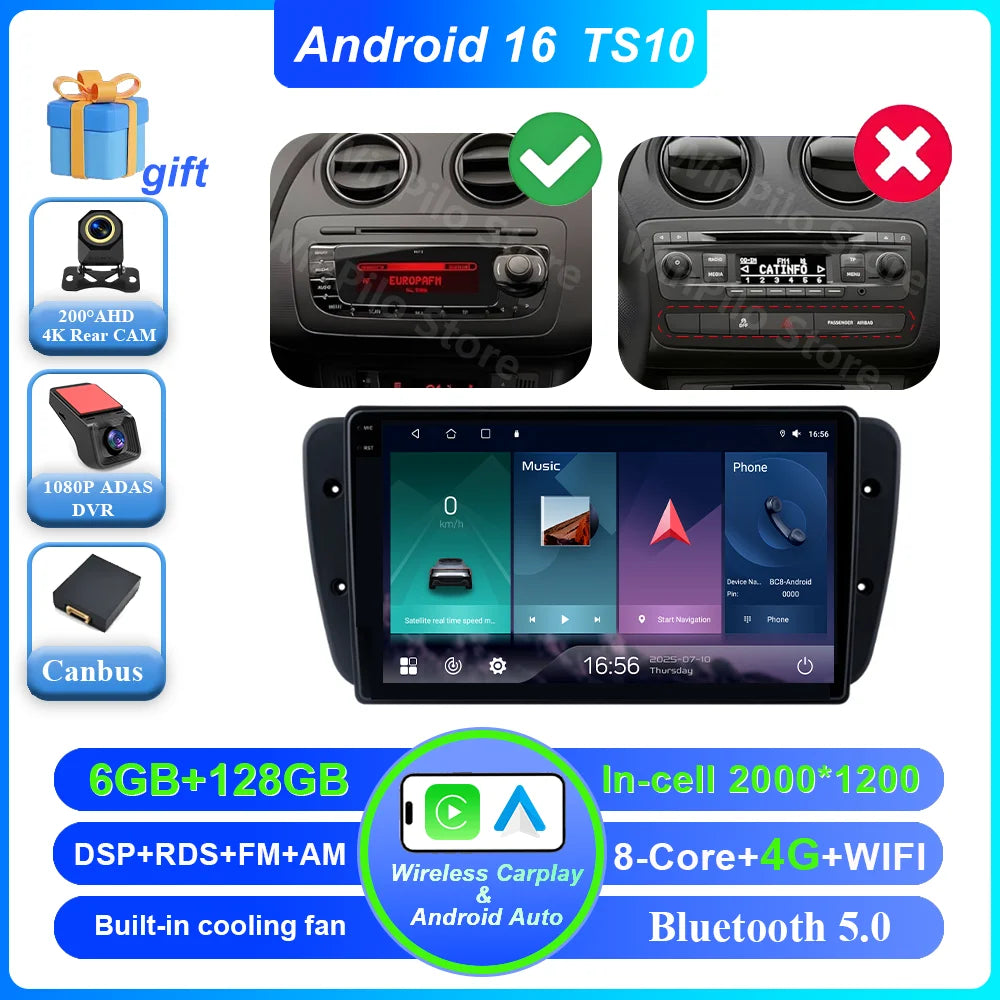 Android Car Radio for Seat Ibiza MK4 2008-2015 | CarPlay & GPS - image 23