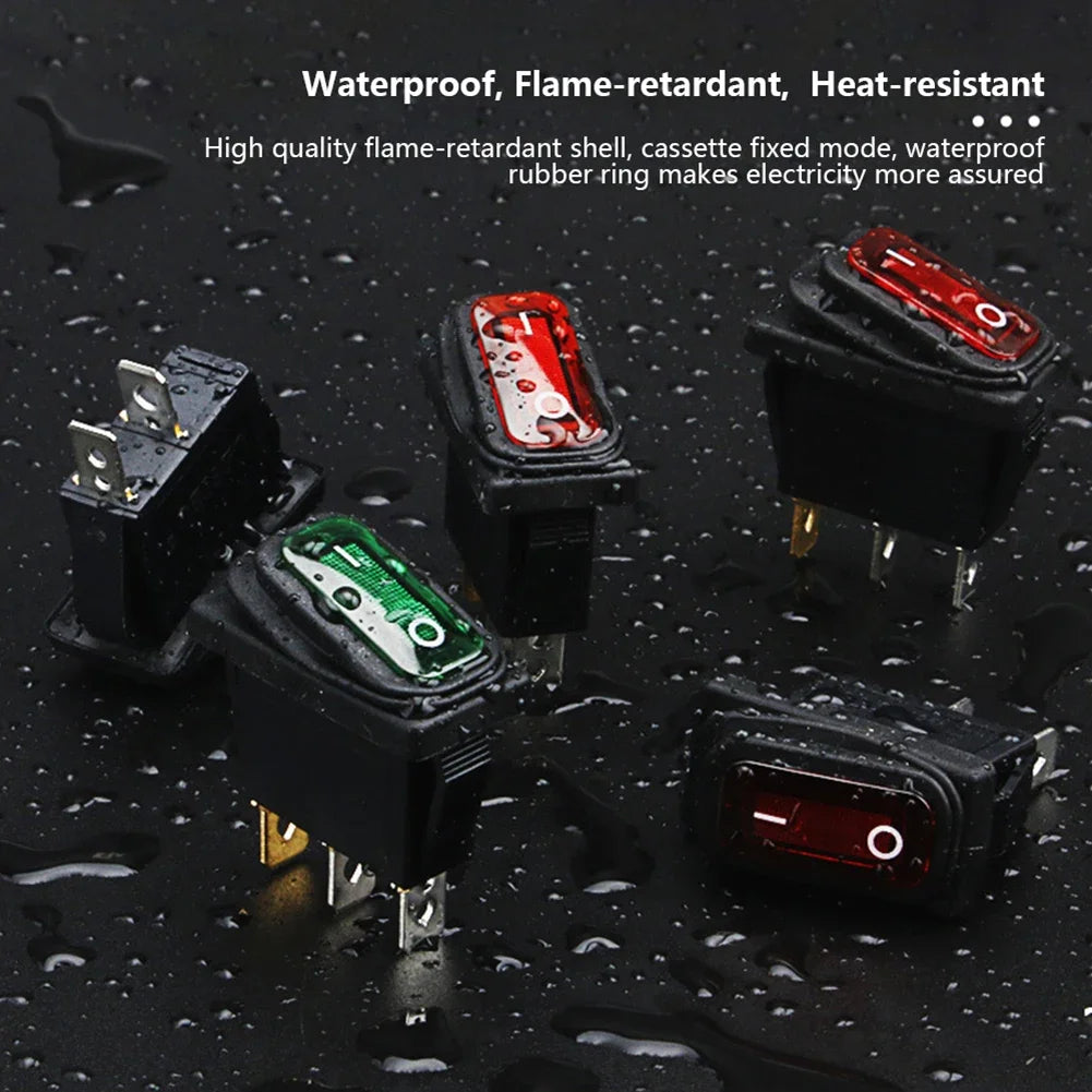Waterproof Heavy-Duty Marine Rocker Switch (2/3 Pin) - image 4
