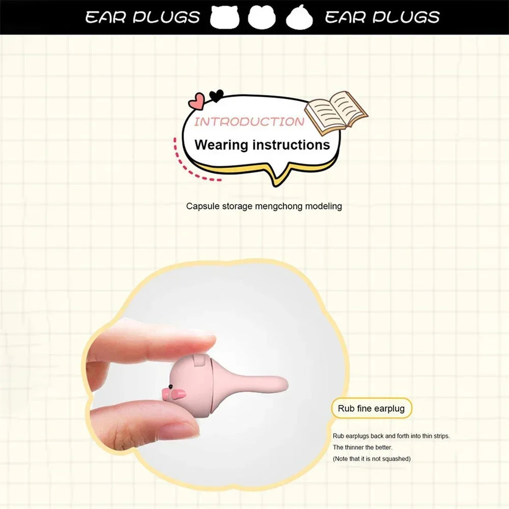 Slow-Rebound Soundproof Sleeping Earplugs – Anti-Snore