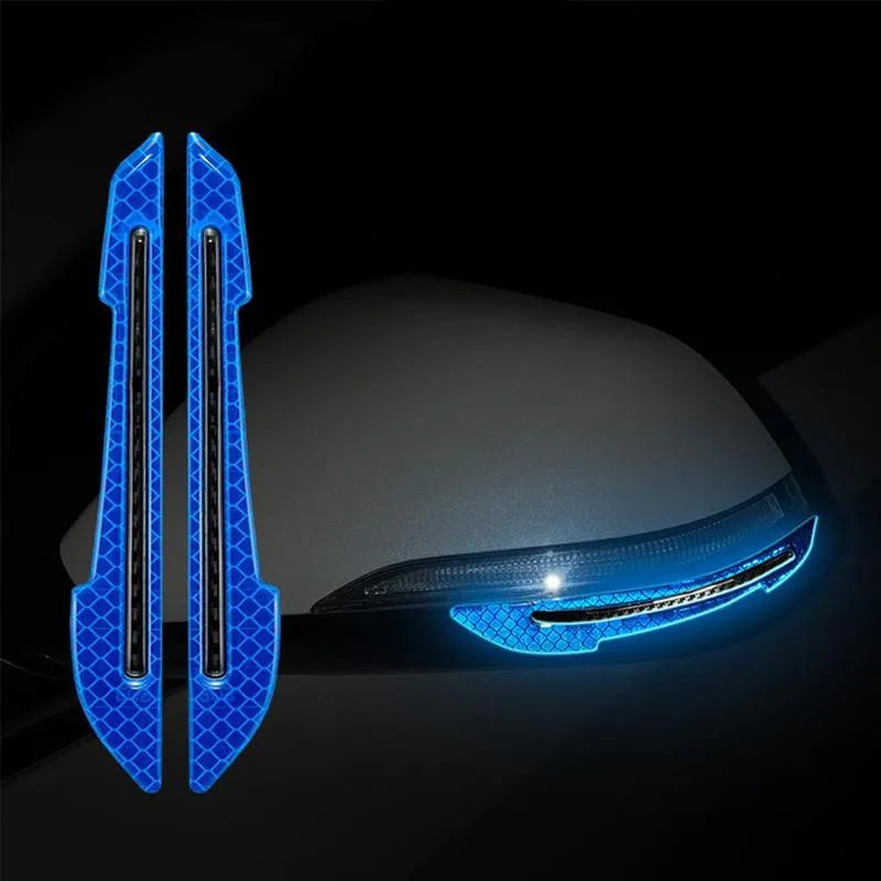 Reflective Stickers for Wheel Rims, Door Handles and Rear Bumper