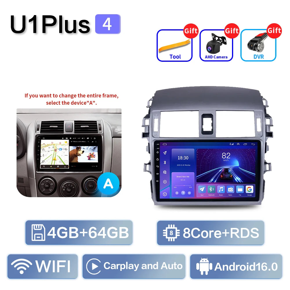 9" Car Stereo for Toyota Corolla 2006-2013 | CarPlay & Android Auto - image 22