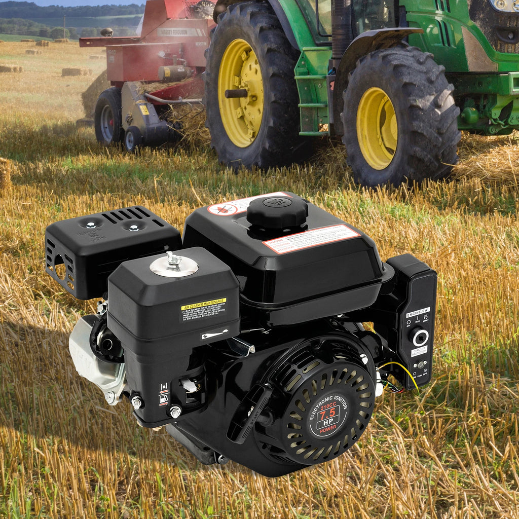 7.5HP 210cc 4-Stroke Gas Engine with Electric Start for Go Karts