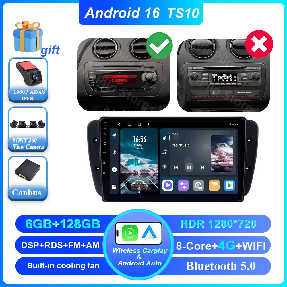 Android Car Radio for Seat Ibiza MK4 2008-2015 | CarPlay & GPS - image 14