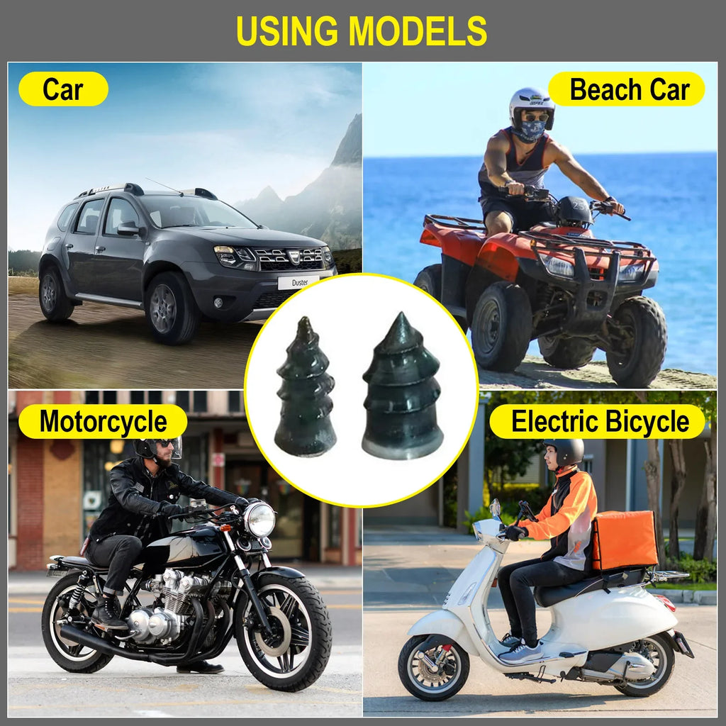 Car Tyre Repair Rubber Nail Car Wheel Punctures Screws Car Tire Repair Kit Car Motorcycle Tire Puncture Repair Screws Tool