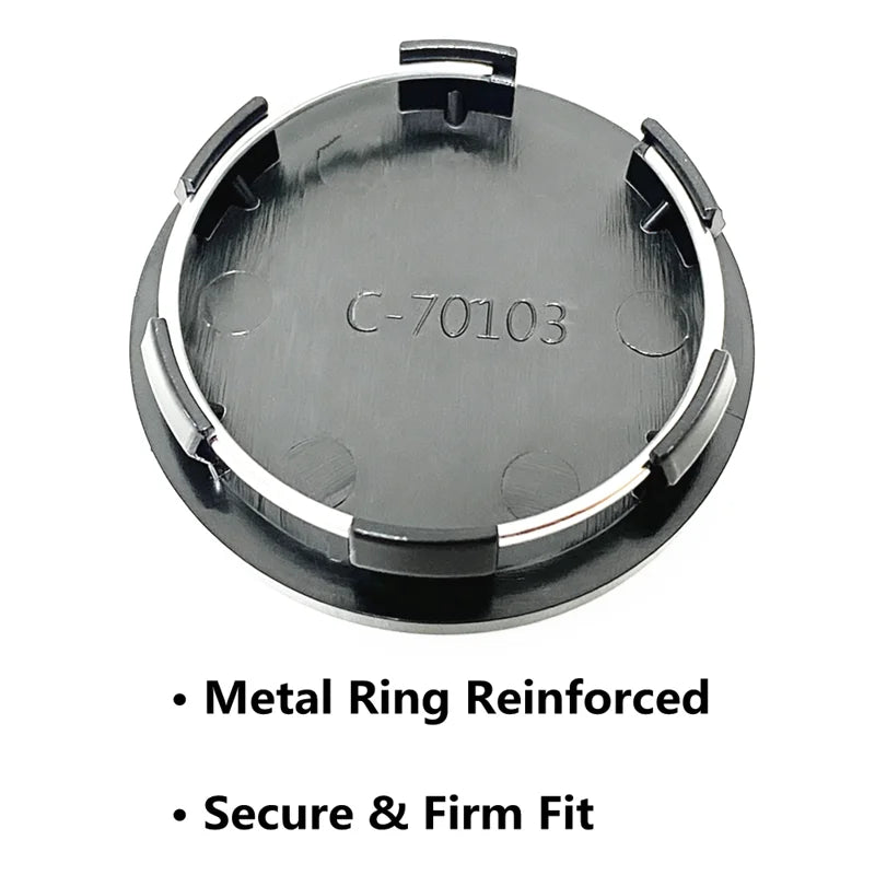 Universal 50mm Wheel Center Hub Covers (4-Pack) – Dustproof ABS Caps - image 3