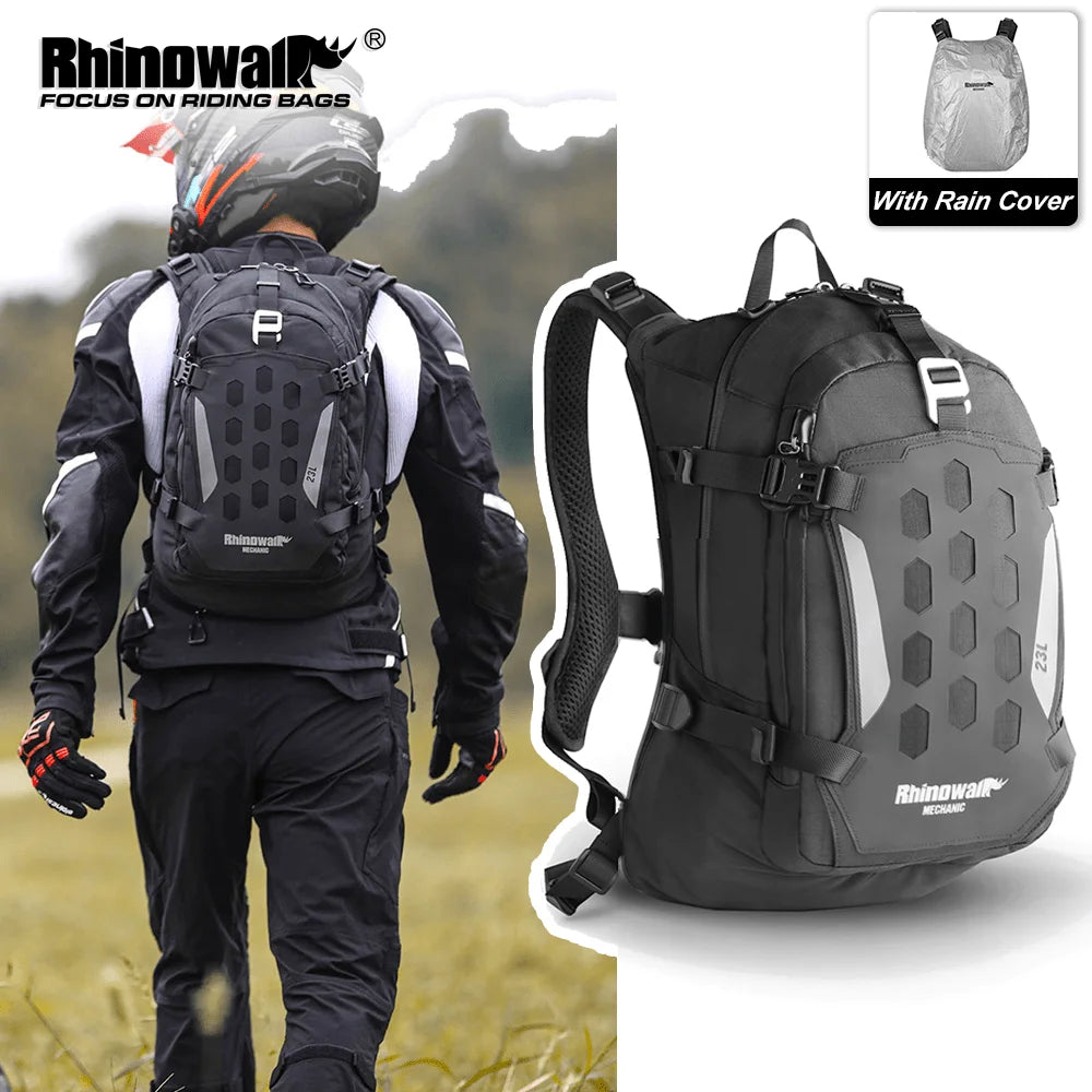 Rhinowalk 23L Waterproof Motorcycle Helmet Backpack
