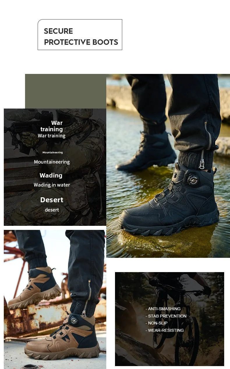 Steel Toe Safety Boots, Smash-Proof & Puncture-Resistant - image 10