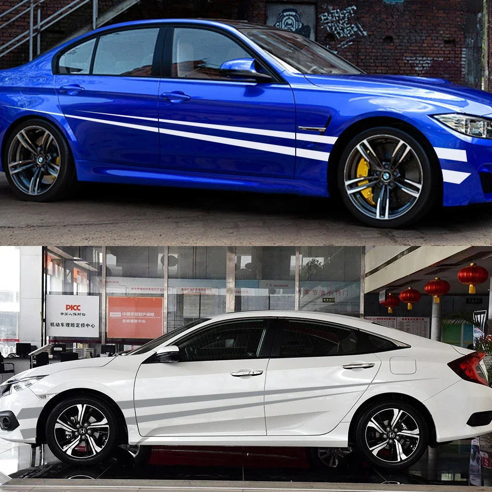 Customizable Car Body Stripe Vinyl Decal Sticker for Vehicle Styling - image 4