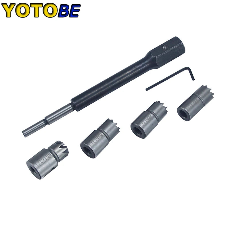 Diesel Injector Seat Cleaner & Reamer Tool Set for Common Rail (5Pcs) - image 5