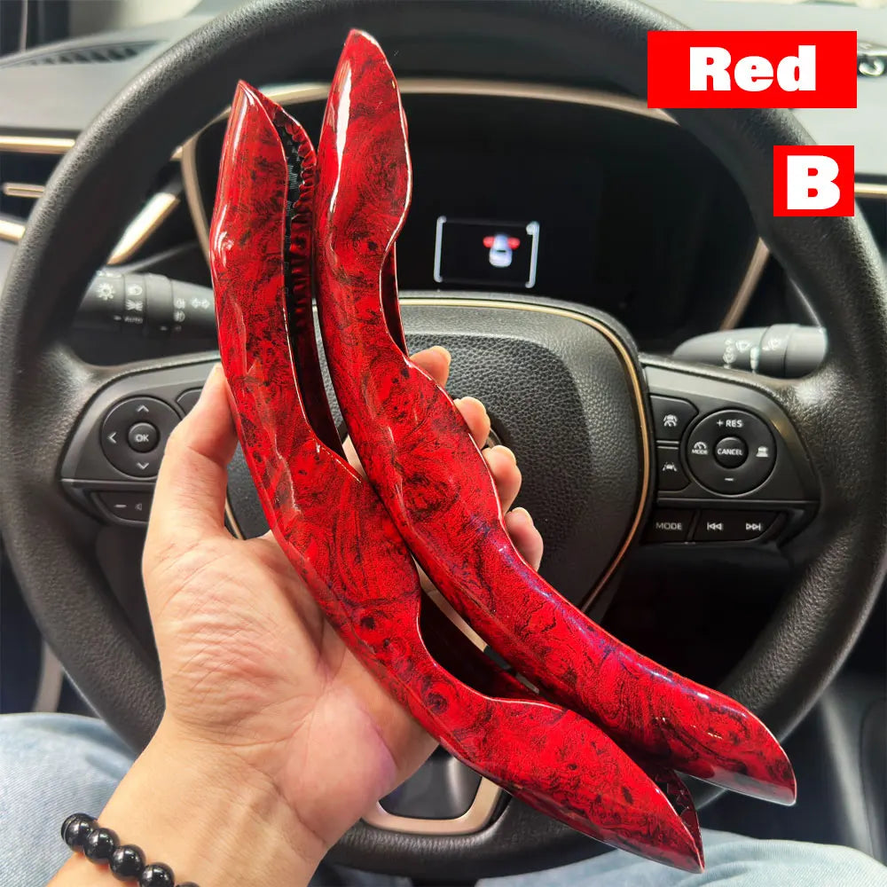 Non-Slip Steering Wheel Grip Covers, 2 pcs