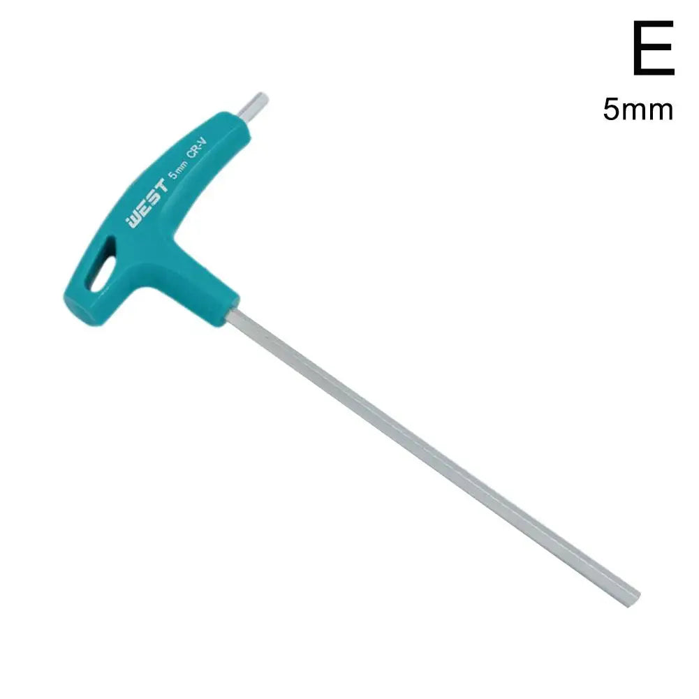 Professional Hex Allen Wrench T-Handle Set 2mm to 10mm Hexagonal Wrench Tools