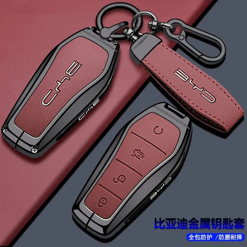 2026 Car Key Fob Cover Protector FOR BYD Seagull, Qin Plus, Song L, Seal 06, Han, Dolphin, Destroyer 05, Yuan, Tang DM‑i