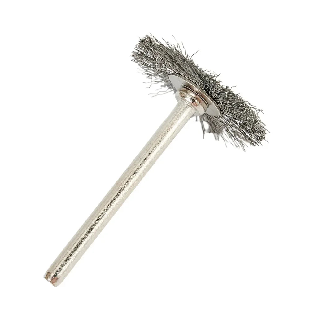 9Pcs Steel Wire Brush Set for Rotary Tools Paint and Rust Removal Polishing