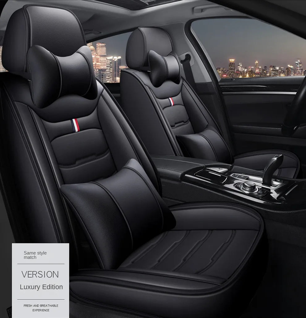 PU Leather Car Seat Covers for BMW 5 Series (F10, G30, E60 and More)