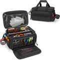 14" Heavy Duty Tool Bag Multipurpose Work Organizer for Handyman,Carpenter,Durable Portable Tool Storage