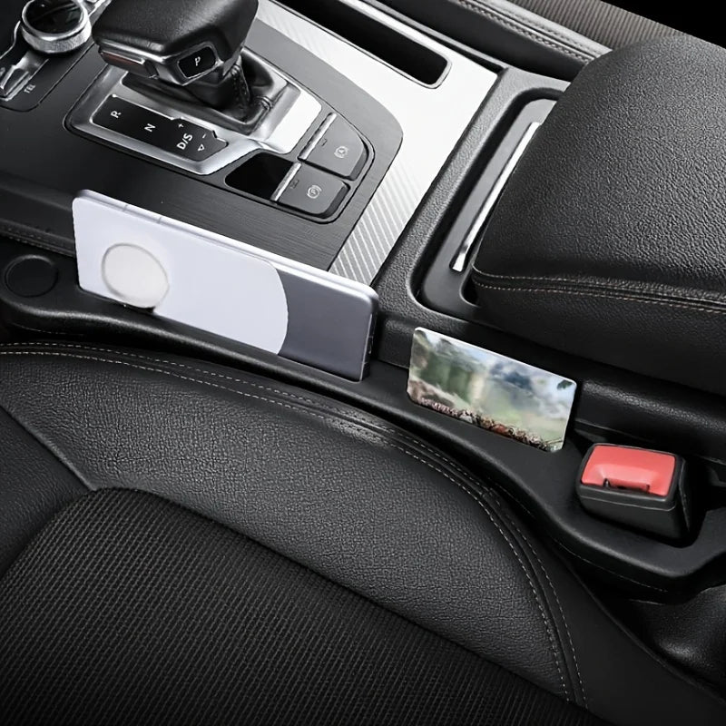 Car Seat Gap Filler Strip with Storage Slot, Pair or Single