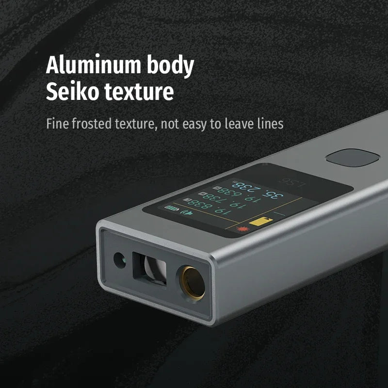 DUKA ATuMan Mini Laser Rangefinder LS6 40m Distance Angle Meter Measuring Tools Portable Rechargeable with Laser Line Marker