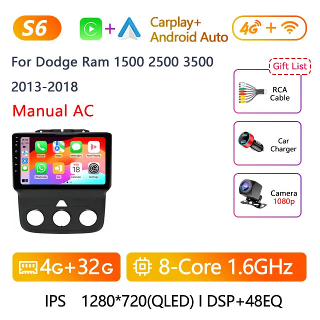 9" Android 12 Car Stereo for Dodge Ram 1500-3500, 6GB+128GB - image 43