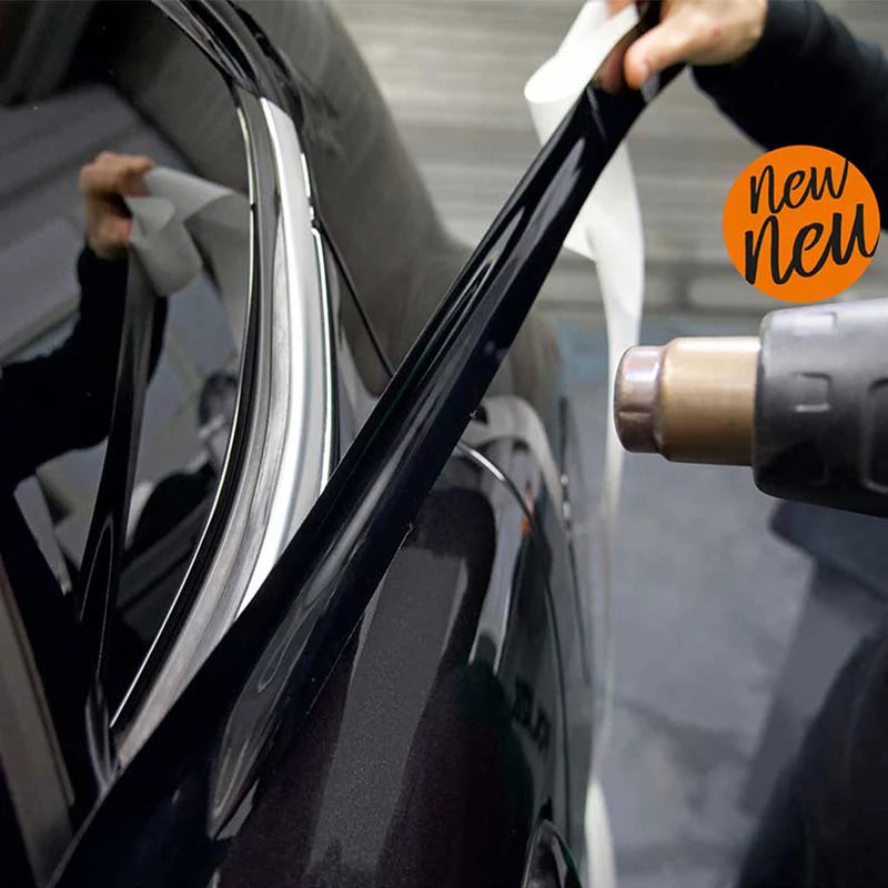 Gloss Piano Black Vinyl Wrap Film for Car Trim and Mirrors