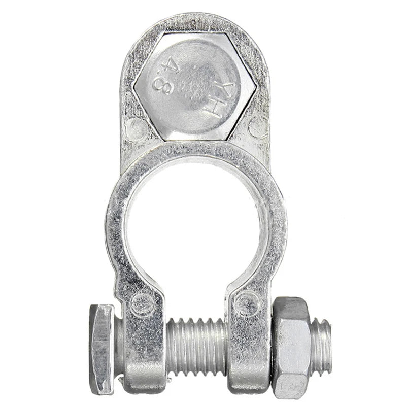 Battery Terminal Clamp Clip Connector 2Pcs Zinc Alloy Positive &Negative Pole Car Battery Terminal Clamp Clip Batteries Access