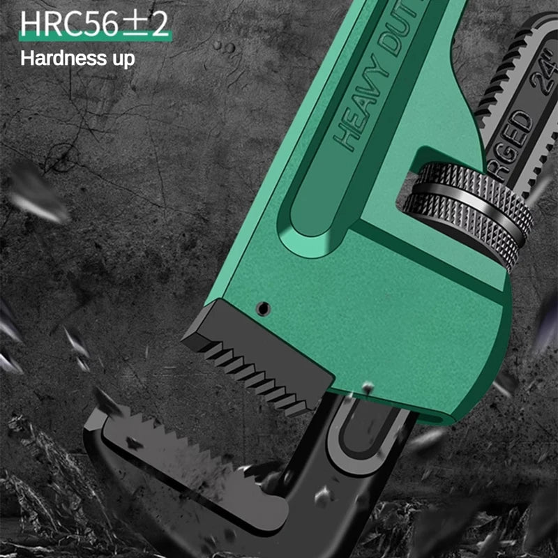8-18‌″ Heavy Duty Pipe Wrench Adjustable Plumbing Plier Industrial-grade Torque Wrenches Multifunctional Universal Hand Tools