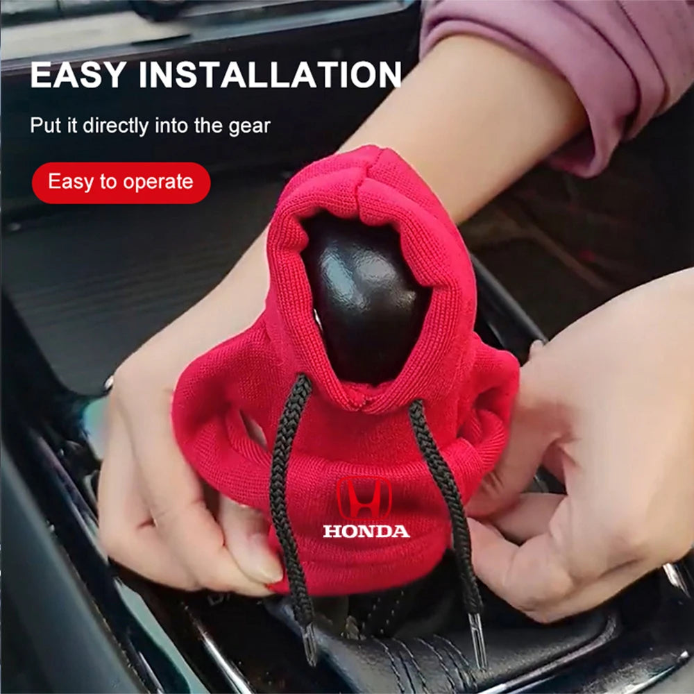 Hoodie Gear Shift Knob Cover for Honda Cars - Warm & Stylish - image 2