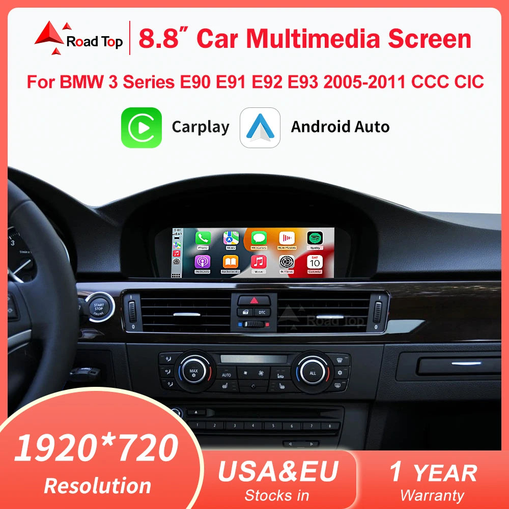 8.8" BMW Touch Screen Display with Wireless CarPlay & Android Auto