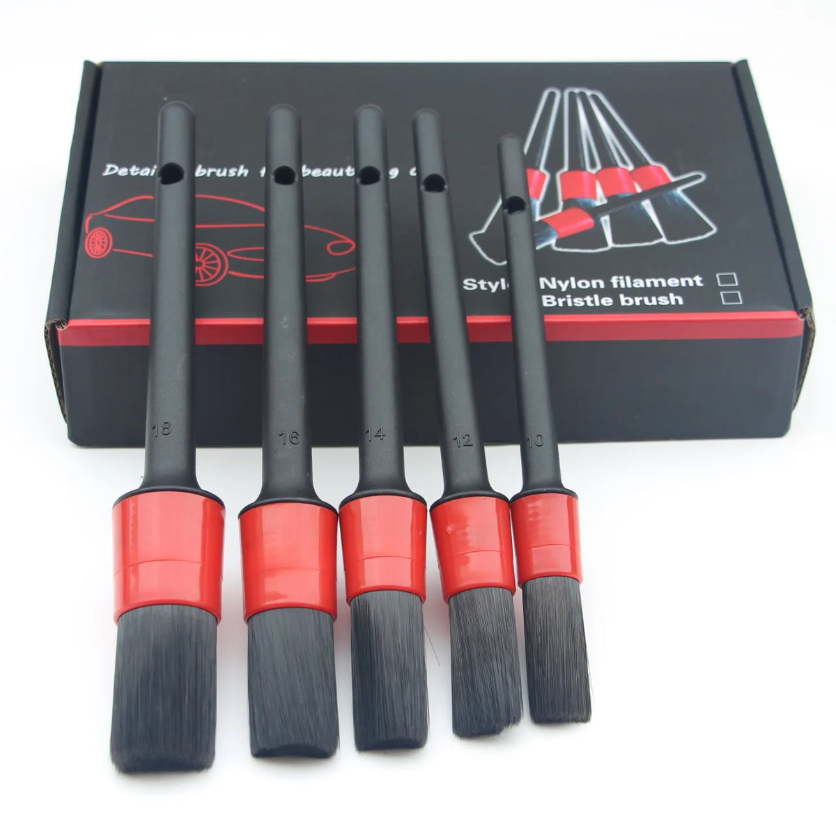 Car Detailing Brush Set Plus – Interior Cleaning
