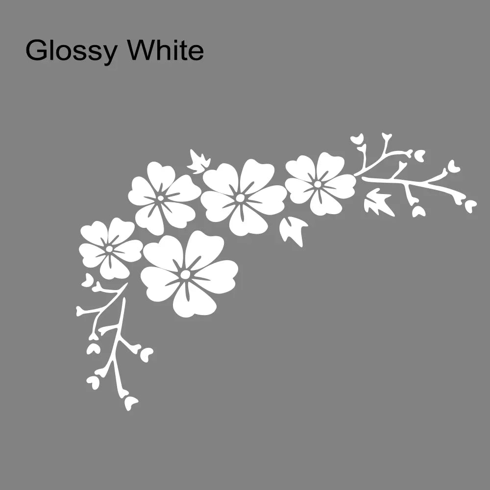 Blossom Flower Vinyl Car Decal for Body, Door and Window - view 18