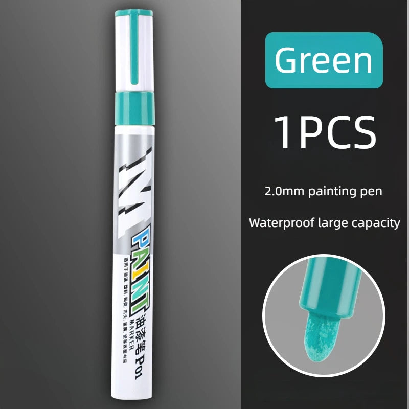 Car Touch-Up Paint Pen with Tire Tread Marker
