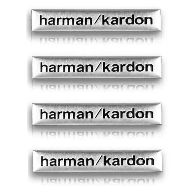 Aluminum Car Speaker Emblem Sticker – Silver, Universal Fit - image 7
