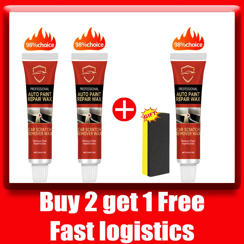 Car Paint Scratch Repair Cream and Renewal Paste Kit